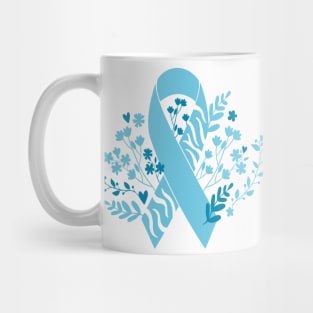 MALS Floral Ribbon (Large) Mug